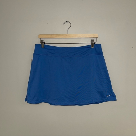 Nike Court Skort‎ Women’s Size Large Blue Spandex Stretchy Shorts  Skirt Tennis - Picture 2 of 7